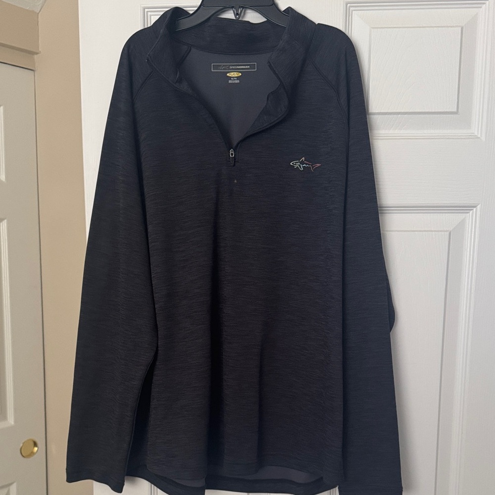 Greg Norman Collection Charcoal Quarter-Zip Pullover